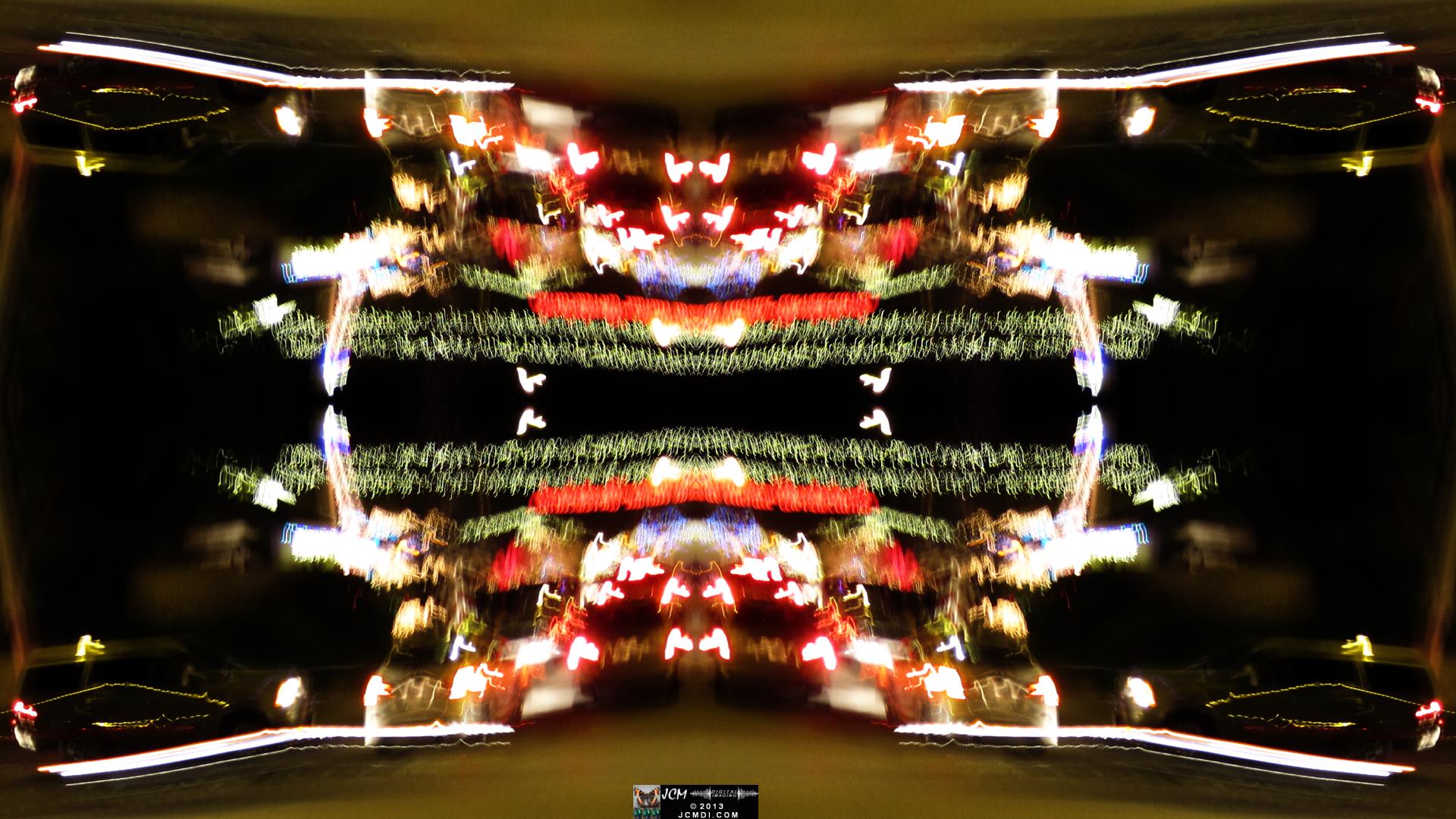 Wakefield Holiday Lightshow 2013 Quadroscopic long exposure artwork